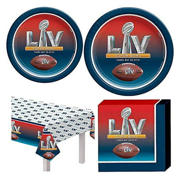 Amscan Superbowl LIII 9 Dinner Plates 8 ct. Amscan Superbowl LIII 9 Dinner Plates 8 ct.